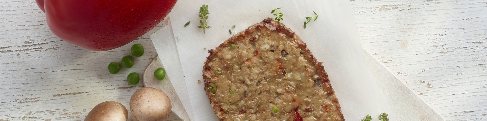 Linzen-tomatensalade met Pusta Pleaser burger